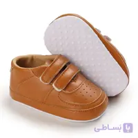 پاپوش چرمی قهوه‌ای