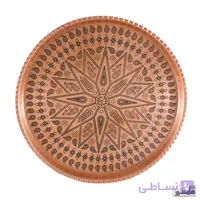 سینی مسی زنجان طرح گرد سایز 3 دهنه 20