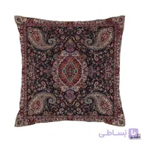 جفت روکش کوسن ترمه طرح سالار رنگ قرمز(2عددی)