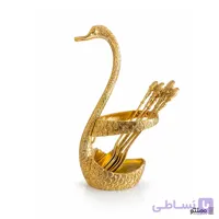 جا قاشقی طلایی ترک مدل قو