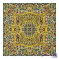 رومیزی مربع ترمه طرح پدیده کد 861