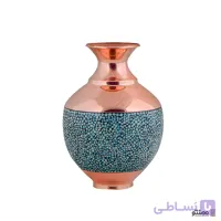 گلدان فیروزه کوبی آقاجانی مدل بلونی 25 ارتفاع 23