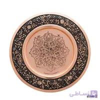 بشقاب حکاکی ساده الماس تراش آقاجانی سایز 27