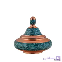 قندان فیروزه کوبی آقا جانی مدل سلجوقی بزرگ سایز 22
