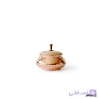 قندان مسی ساده مدل درپوش چوبی