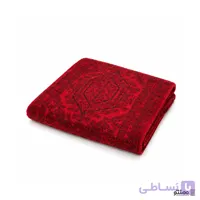 روفرشی رحیمی یزد دو شانل دو رو مخمل زرشکی