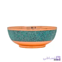 کاسه فیروزه کوبی آقاجانی ساده دهنه 20