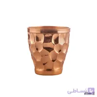لیوان مسی مدل خمره ای چکشی مدرن 2 عددی