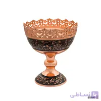 آجیل خوری مسی الماس تراش آقاجانی ارتفاع 20