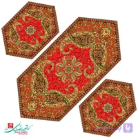 رومیزی جلو مبلی ترمه طرح سپند