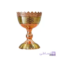 آجیل خوری مس و خاتم آقاجانی ممتاز 16 سانتی متر