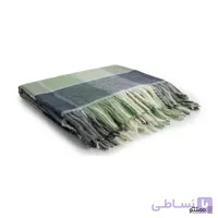 پتو مسافرتی مدل هلیا سایز 220 × 150 سانتی متر سبز کرم