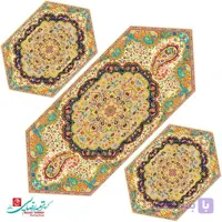 رومیزی جلو مبلی ترمه طرح میترا
