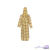 حوله تن پوش پالتویی ابراهیمی یزد مدل چهارخانه کد 40
