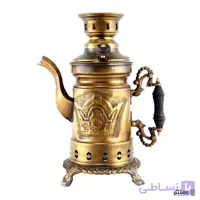 سماور ذغالی برنجی مدل شکاری