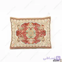 پشتی سنتی ترمه ترنج – بسته 2 عددی کرم