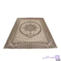 روفرشی ابریشم هنرکده نیکزاد کد 45 رنگ کرم