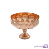 کاسه مسی سلجوقی مدل پایه دار