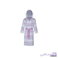 حوله کودک تن پوش پالتویی ابراهیمی یزد مدل راه راه کد 10