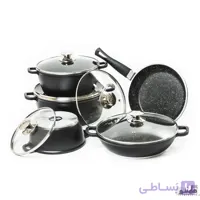 سرویس 10 پارچه تفلون کویر مدل کلاسیک