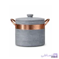 دیزی خانواده سنگ و مس دسته دار 19*17 سانتی متر