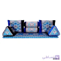 سرویس شاه نشین مبلمان سنتی خان سالار رنگ آبی