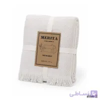 شال مبل نخی مدل merita ریشه دار ضخیم سه نفره 150*300