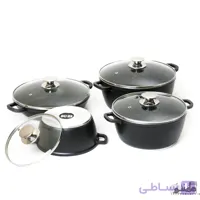 سرویس 8 پارچه تفلون کویر مدل کلاسیک