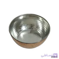کاسه پیاله مسی زنجان سایز کوچک ماست خوری 6 عددی