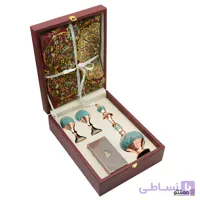 تنگ و جام فیروزه کوبی همراه هدیه رایگان با جعبه