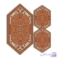 سری چهار تکه ترمه طرح شاه عباسی کد 805