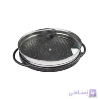 تابه چدن گریل دو طرفه مدل Spiza درب شیشه ای