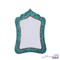 آینه فیروزه کوبی آقاجانی مدل مستطیل 2 ارتفاع 37