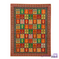 رومیزی مستطیل چاپی شانل مخمل 150*100 سانتی متر