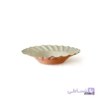 کاسه مسی یک رو سفید مدل درین
