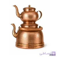 ست کتری و قوری مسی چکش کاری شده