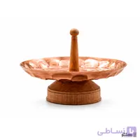شیرینی خوری مسی مدل چکشی رنگ مشکی