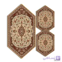 سری چهار تکه ترمه طرح شاه عباسی کد 688