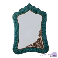 آینه فیروزه کوبی آقاجانی مدل مستطیل 5 ارتفاع 68
