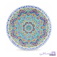 بشقاب میناکاری باغ بهشت دهنه 45 سانتی متری