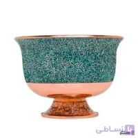کاسه لاله ترنج فیروزه کوبی آقاجانی مدل قلمزنی