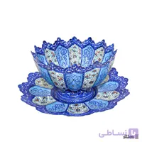 ست کاسه و بشقاب میناکاری