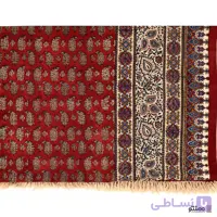 رومیزی مربع قلمکار اصفهان طرح قالیچه صادراتی 100*100