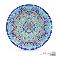 بشقاب میناکاری باغ بهشت دهنه 40 سانتی متری کد 02