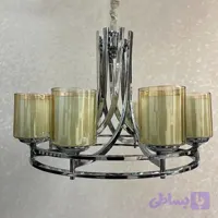لوستر پروفیلی مدل دو رینگ دو گلسه