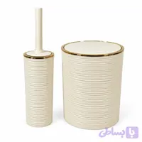 سطل و فرچه همارا مدل بادبزنی ویو کد 660298Homara "View" Fan-Style Toilet Brush and Holder Set (Model 660298)