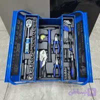 جعبه بکس و ابزار 65 عددی صنعتی باس