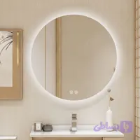 آینه بک لایت لمسی گرد 60 و 70 برند Baaland با یکسال ضمانت و ارسال به محل