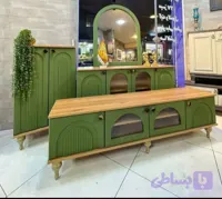 ست چوبی و کنسول و میز tv و جا کفشی کد ۹۹