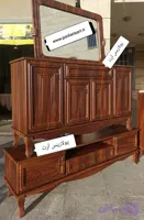 سرویس چوبی میزتلویزیون و کنسول و آینه و جا کفشی آناهید